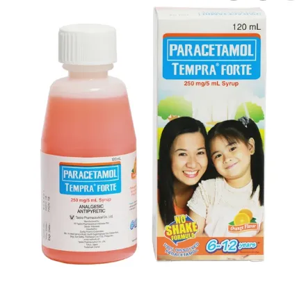 Tempra 1- 5 years old STRAWBERRY Flavor 120 mg / 5 ml 60 ml Syrup ...