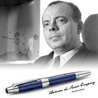 YAMALANG ปากกาเอ็มบีนักเขียนรุ่น Antoine De Saint-Exupery เรซิ่นน้ำพุโรลเลอร์บอลปากกาลูกลื่นมอนต์สไตโลหมายเลขซีเรียล