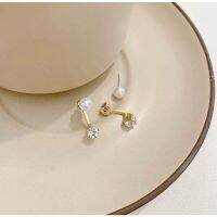 2 dots pearl&amp;cystal - morning.earrings