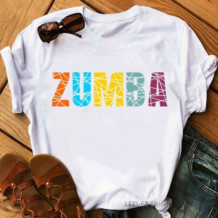 fashion-zumba-dance-lover-tee-shirt-femme-rainbow-design-hip-hop-t-shirt-summer-rock-tshirt-top-female-graphic-tees-diy-custom