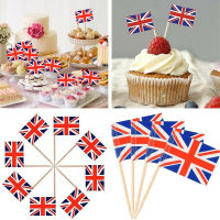 100Pcs Jubillee Queens Toppers Party Table Sticks Jack Cocktail