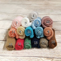 Stretch Soft Mohair Knit Wraps (60x40cm)10pcslot mix color Newborn Photography Wraps Baby Shower Gift Newborn Props