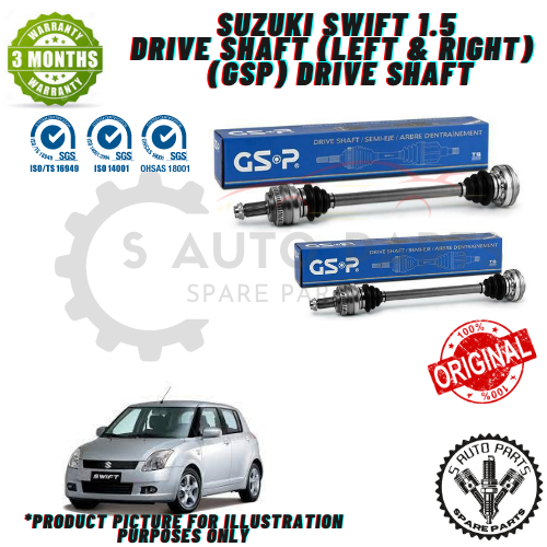 SUZUKI SWIFT 1.5 DRIVE SHAFT (LEFT & RIGHT) DRIVE SHAFT BRAND 100