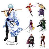 Gintama ฟิกเกอร์อะคริลิค รูปการ์ตูนอนิเมะ Sakata Gintoki สําหรับตกแต่งบ้าน