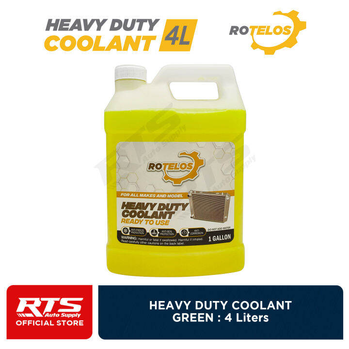 Rotelos Heavy Duty - Ready to Use Coolant Green 4 Liters ( 4L ) | Lazada PH