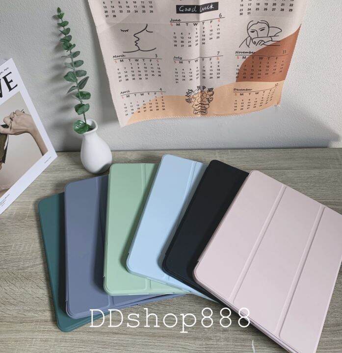 พร้อมส่ง-เคสไอแพด-มีช่องใส่ปากกาสามพับgen9-gen8-gen7-10-2-เคส-ipad-air4-air5-10-9-air3-10-5-air1-air2-9-7-case-ipad-mini1-2-3-4-5-mini6-pro-11