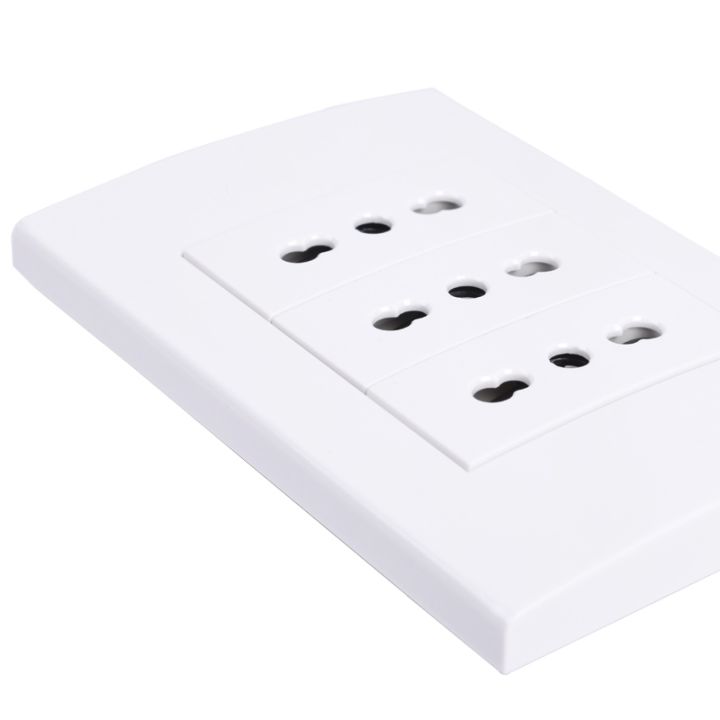 new-popular89-coswall-wall-powerplug-3ทางอิตาลี-ชิลีเต้าเสียบไฟฟ้า118mmx80mm100-250v