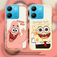 เคสมือถือสินค้าสำหรับ Infinix ZERO 30 INFINIX Zero30 5G 2023 TPU Silicagel เคสนิ่มเรียบง่ายการ์ตูน SpongeBob น่ารัก SquarePants เป็นคู่ฝาหลังกันกระแทก