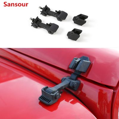 ✒✁ Sansour Engine cover for Jeep Wrangler JK JL 2007-2018 Car Lock Hood Latch Catch Cover for Jeep Wrangler JK JL 2019 Accessories