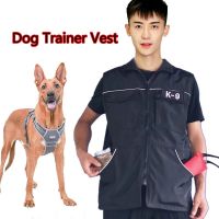 Dog Trainer Vest Pockets for Dog Trainer Clothes Fishing Vests Dog Training Clothes Men Vest pet Agility Trainer Multi Jacket K9