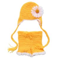 Newborn Baby Girls Boys Crochet Knit Hat Shorts Costume Photography Prop Outfits  by Hs2023