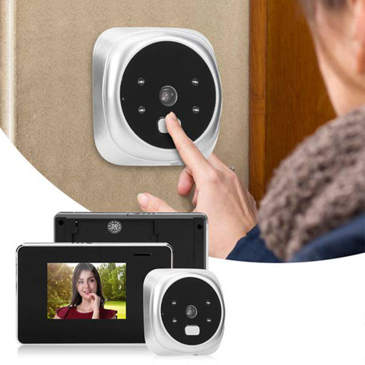 2-8นิ้ว-lcd-digital-doorbell-กล้อง-night-vision-viewer-electronic-video-door-bell-peephole-outdoor-door-eye-smart-home