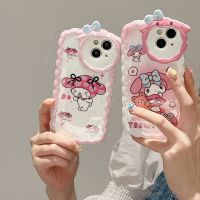 Kawaii Sanrio My Melody Creative Phone Cases For iPhone 13 12 11 Pro Max XR XS MAX X Y2k Girl Cartoon Shockproof Soft Shell Gift