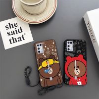 เคส6R มายากลสีแดง Nubia ZTE เคสโทรศัพท์การ์ตูนหมีสีน้ำตาลกันกระแทก