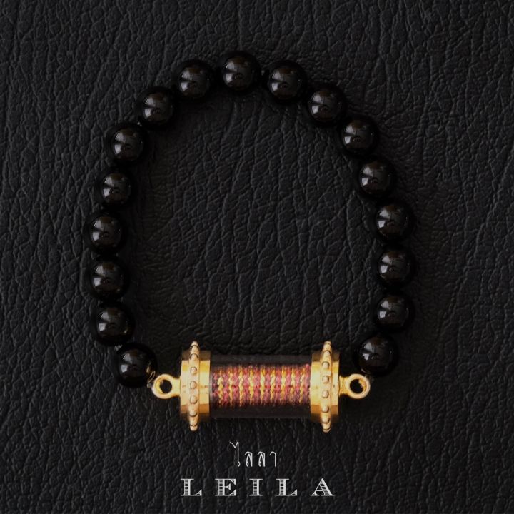 leila-amulets-รวยดีทวีคูณ-รุ่น-รวยดีทองไหลมา-ด้ายแดงทอง-พร้อมกำไลหินฟรีตามรูป