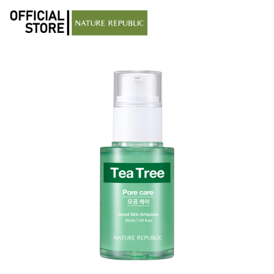 NATURE REPUBLIC GOOD SKIN TEA TREE AMPOULE (30ML) ควบคุมความมัน กระชับขุมขน