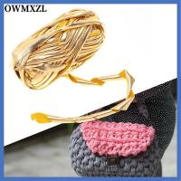 OWMXZL สำหรับเบาะรองนั่ง เงางาม อุปกรณ์เย็บปัก สำหรับผ้าห่มกระเป๋า ถักมือ DIY หนังเทียมเลียนแบบ เส้นด้ายลูกกลม เส้นด้ายถักโครเชต์