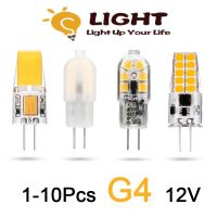 [Super bright bulb] 1 10ชิ้นใหม่ LED ขนาดเล็กเท้าในสาย G4หลอดไฟ Ac/dc 12โวลต์1วัตต์3วัตต์ซิลิกาเจลซังแสงสีขาวอบอุ่นสำหรับกระจกไฟหน้าคริสตัลโคมไฟ