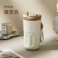Relea แก้วกันร้อนชงกาแฟแบบพกพาสำหรับผู้หญิง2022สวยสูงพร้อมกระบอกใส่น้ำสแตนเลสสตีล
