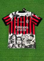 （Can Customizable）men tshirt AC Milan 07-08 Home Football Sports T-shirt Football shirt（Adult and Childrens Sizes）good tshirt 011