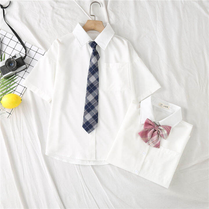 women-summer-blouses-shirt-short-sleeve-solid-white-blouse-tops-with-tie-bow-korean-style-female-shirts-lapel-blusas-13520