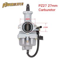 Motorcycle Carburetor High Quality PZ27 27mm Carburetor Pump Accelerator for 125 150 200 250 300cc ATV Hand Choke/Cable Choke