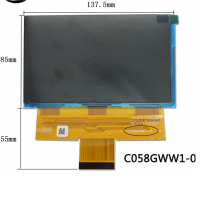 Free Shipping RX058B-01 RX058B 01 5.8 Inch LCD Screen Display Glass For Rigal Projector 1280*800