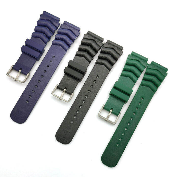 นาฬิกาดำน้ำ-strap18mm-20มม-22มม-สายซิลิโคนกันน้ำสำหรับ-seiko-skx007สายรัดข้อมือเล่นกีฬาอุปกรณ์เสริมสายรัดข้อมือ