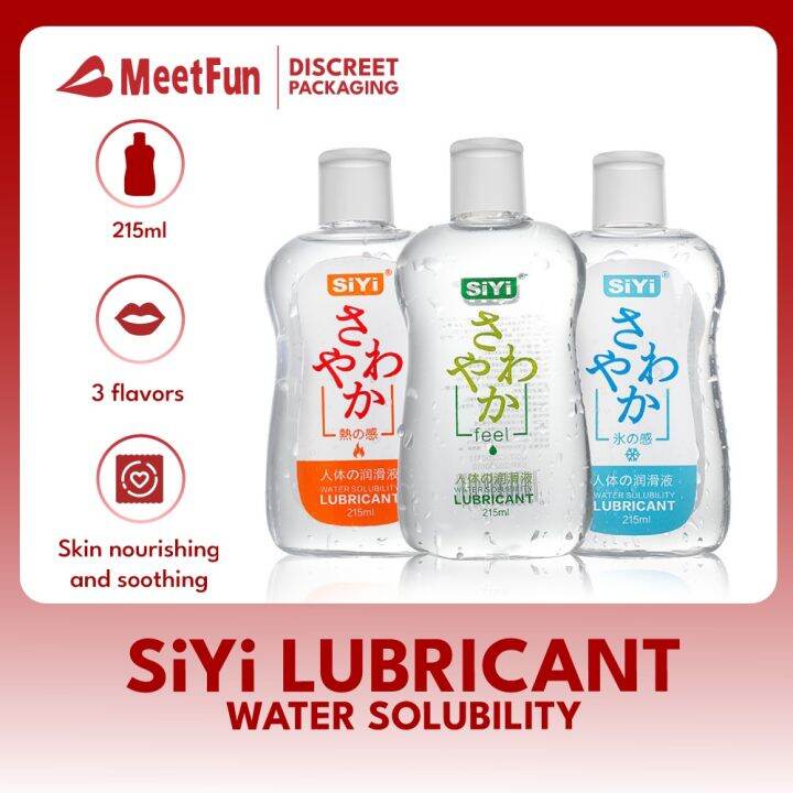 Meetfun SiYi Water Solubility Anal and Vaginal Lubricant Latex Safe