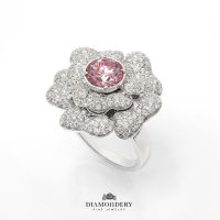 แหวนเพชร Fancy Pink Diamond Ring