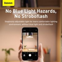 Baseus LED Desk Lamp Magnetic Table Lamp for Study Cabinet Light USB Rechargeable Stepless Dimming Dormitory Night lights