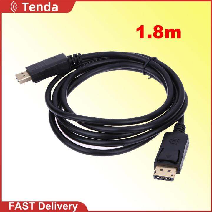 6ft 1 8m Display Port Dp Male To Displayport Male Dp Cable Pc Monitor Lazada