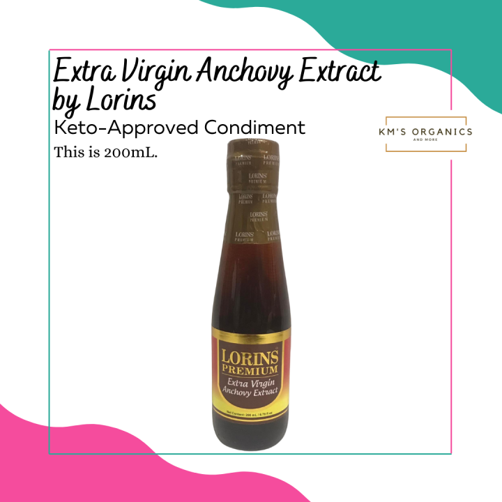 Extra Virgin Anchovy Extract 200ml by Lorins Ang Patis na Puro