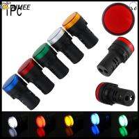 AIMEE 1Pc Dash Dashboard รถยนต์ รถตู้ เรือ พลัง 5V 12V 24V 110V 220V ไฟสัญญาณ 22mm ไฟ LED แสดงสถานะนำร่อง แผงเมาท์