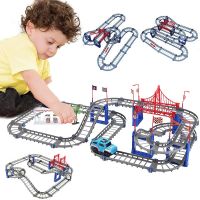 Race Tracks for Boys Creates Construction Flexible Track Construction Vehicle Suitable for Birthday Gift for Children Age 3 To 9