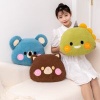 【CW】35cm Cute Animal Teddy Bear Rabbit Frog Tiger Pig Plush Toys Cartoon Stuffed Soft Pillow Back Sofa Cushion for Girls Kids