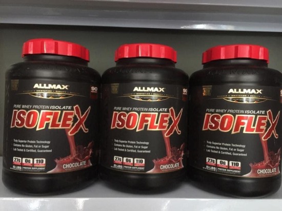 Allmax iso flex 5lbs  75 lần dùng  sữa tăng cơ siêu tinh khiết hàm lượng - ảnh sản phẩm 2