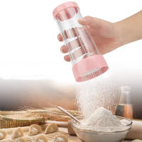 Multi-functional Icing Sugar Mill Powder Sugar Shaker Dispenser Semi-automatic Rotating Flour Sieve Baking Tools