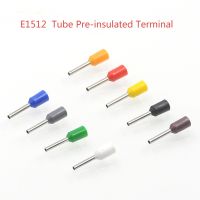 【CC】►﹍✥  100/200Pcs Tube Insutated Cord End Crimp Terminals Electrical Wire E1512 Cable Ferrules 16AWG 1.5mm2