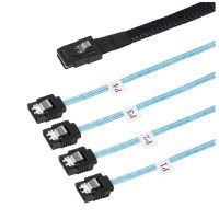 MiniSAS to SATA Adapter ConverterMini SAS SFF 8087 Controller 6gb to 4xSATA Forward Breakout CableSFF 8087 Connector to 4 SATA