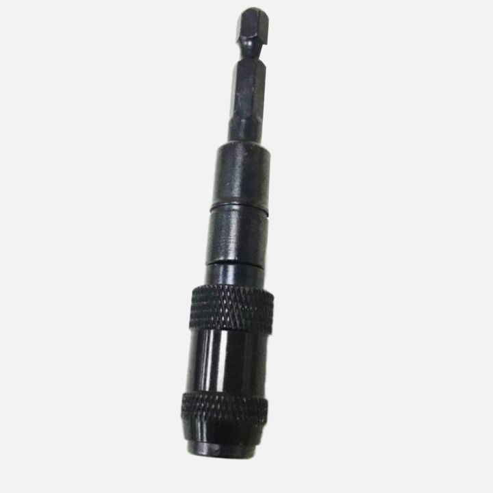 hh-ddpjmagnetic-screw-drill-tip-adjustable-change-pivot-screwdriver-bit-holder-with-locking-pivot-and-quick-swivel-hex-bit-holder