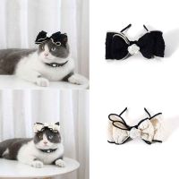 อุปกรณ์เสริมสำหรับแมว Puppy Hairband Dog Dress Up Hat Hair Accessories Bow Tie Dog BowknotH Hair Hoop Cat Headdress