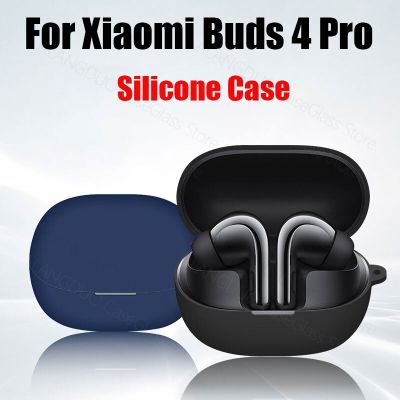 Silicone Case For Xiaomi Buds 4 Pro Earphone Cover Protective Cover For Xioami  xiomi buds 4pro Cover Funda Wireless Earbud Cases