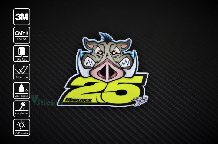 สติ๊กเกอร์ Sticker  Vinales 25/048