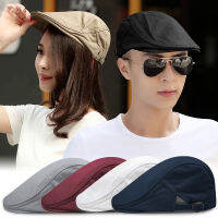 A55-59CM 60-63ซม. หัวใหญ่ Man Ivy หมวกชาย Casual Newsboy หมวก Blank Flat Peaked จิตรกรหมวกผู้ชายขนาดใหญ่ Beret HatsM