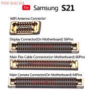 5Pcs LCD FPC Plug Main Board PCB Camera Mainboard Flex WIFI Signal Antenna Connector 56 60 64 Pins For Samsung Galaxy S21 Repair