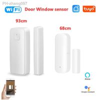 Tuya Smart Wifi Door Window Sensor Open Close Detector App Notification Home Security Alarm with Alexa Google Home Smart Life