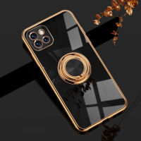 Samsung Galaxy A22 5G Case, RUILEAN Luxury Electroplating Soft TPU One-piece Shell with Ring is Compatible with Samsung Galaxy A22 5G