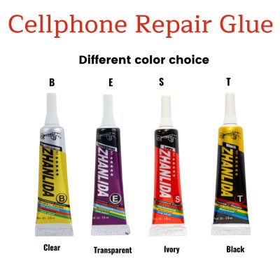 【CW】✚ﺴ  Black/ Clear/ Ivory Contact Adhesive with Applicator for Frame Bonding and Battery Back Cover Repair