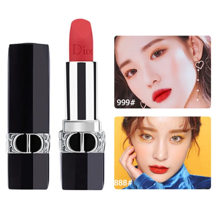 ลิปสติก Dior Lipstick Matte 999 ลิปดิออร์ เครื่องสำอาง สีแดงรุ่น